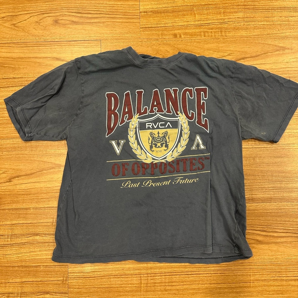 RVCA Black Graphic Tee - Short Sleeve